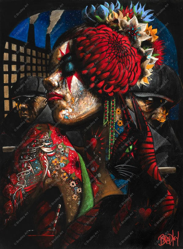 "Girl with Cat"