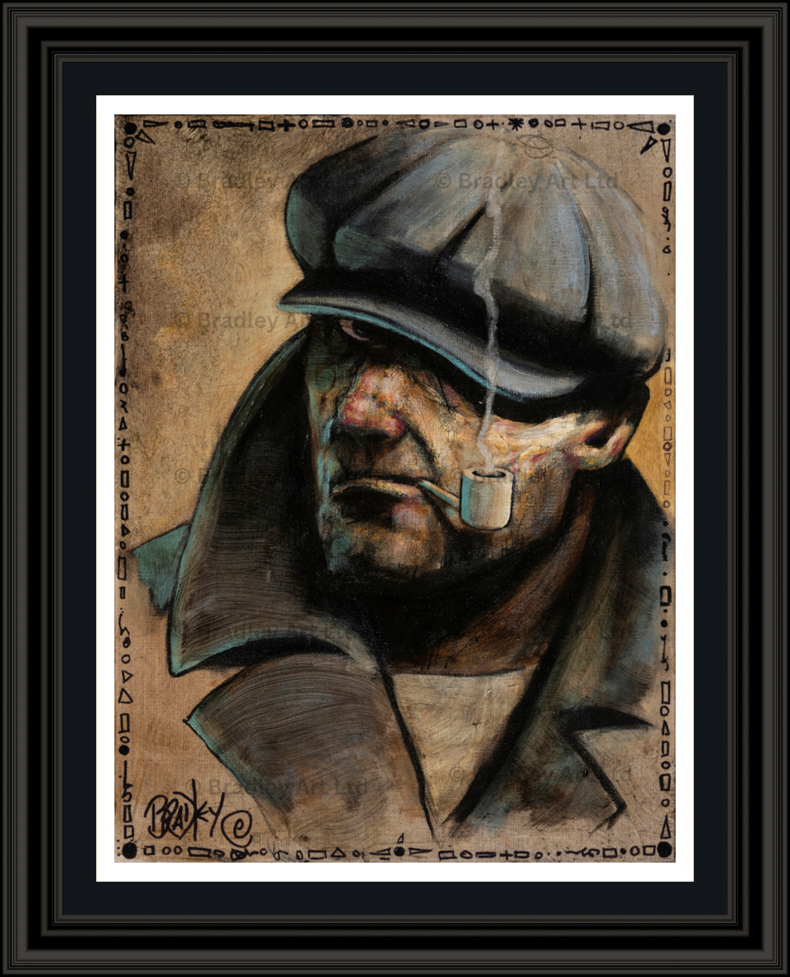"Man With Pipe" Print