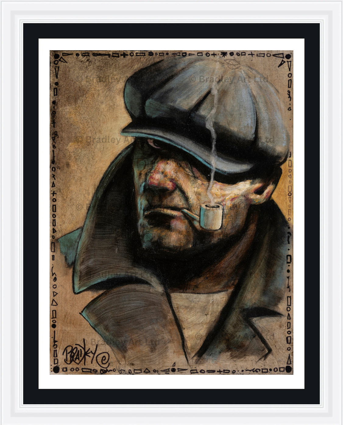 "Man With Pipe" Print