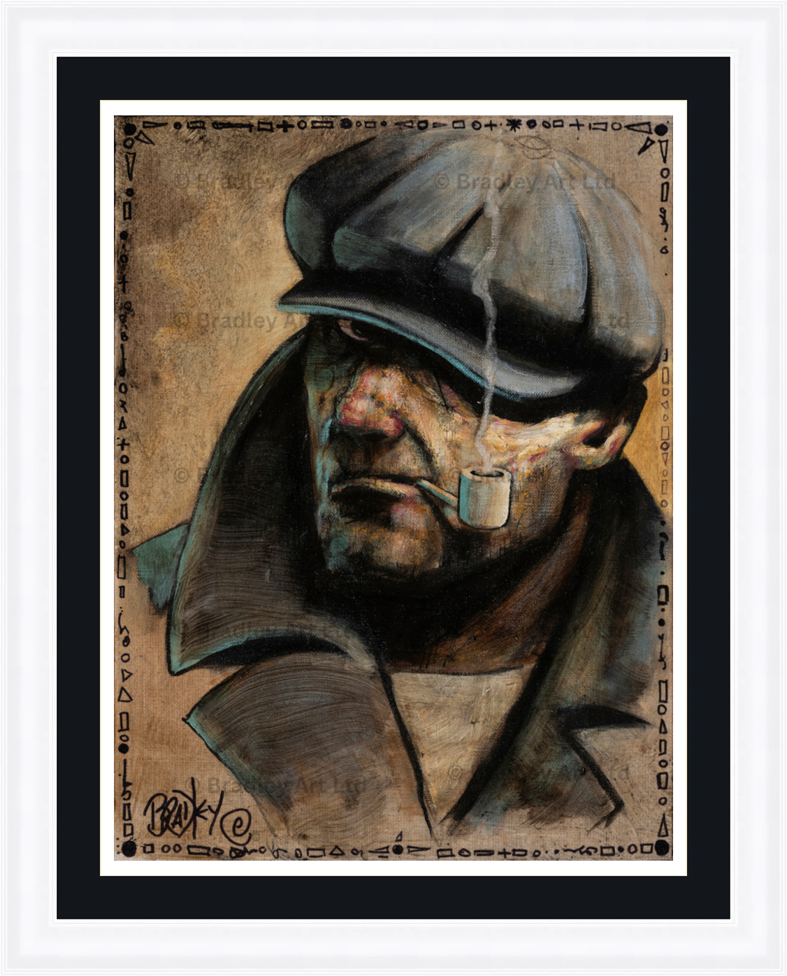 "Man With Pipe" Print