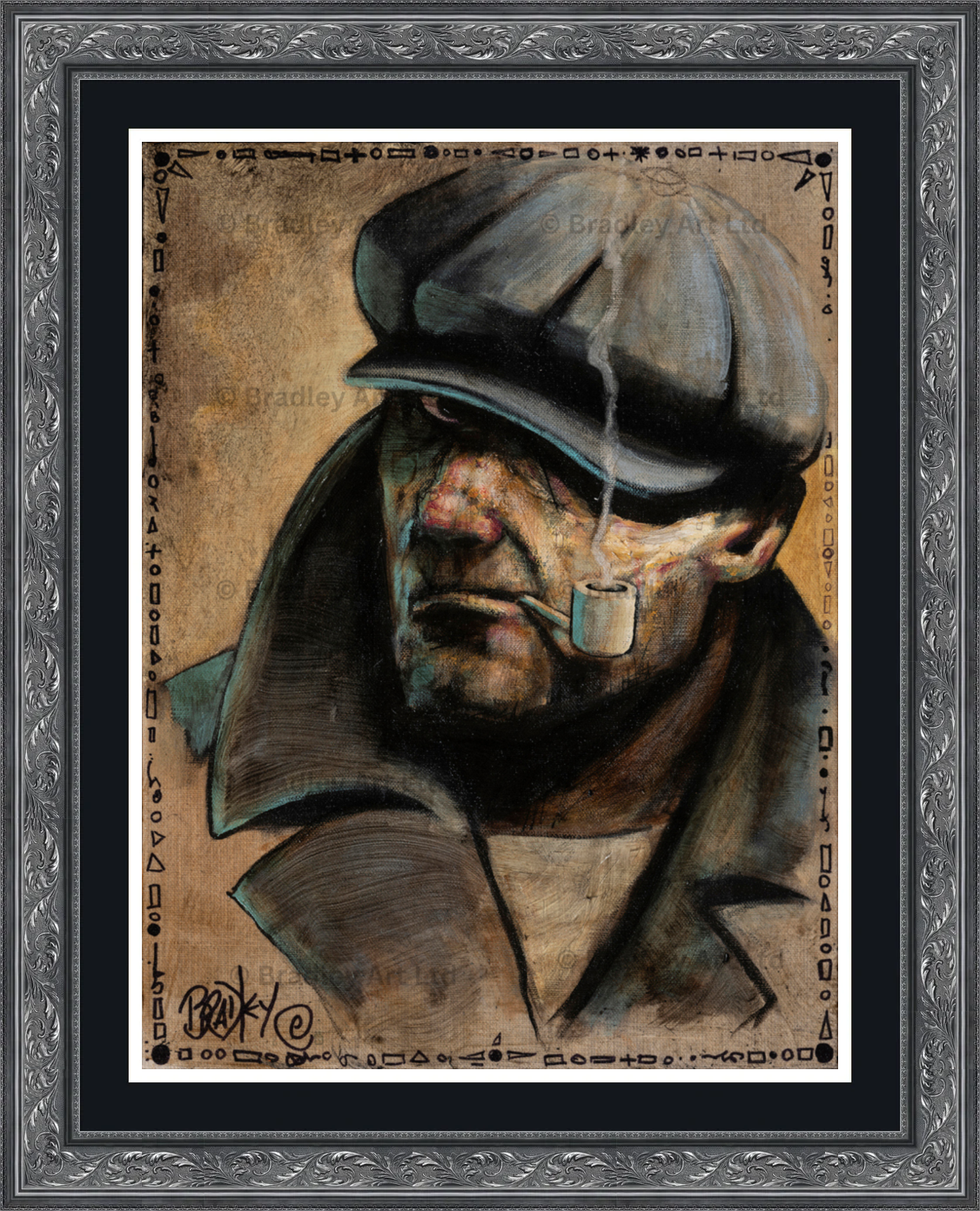 "Man With Pipe" Print