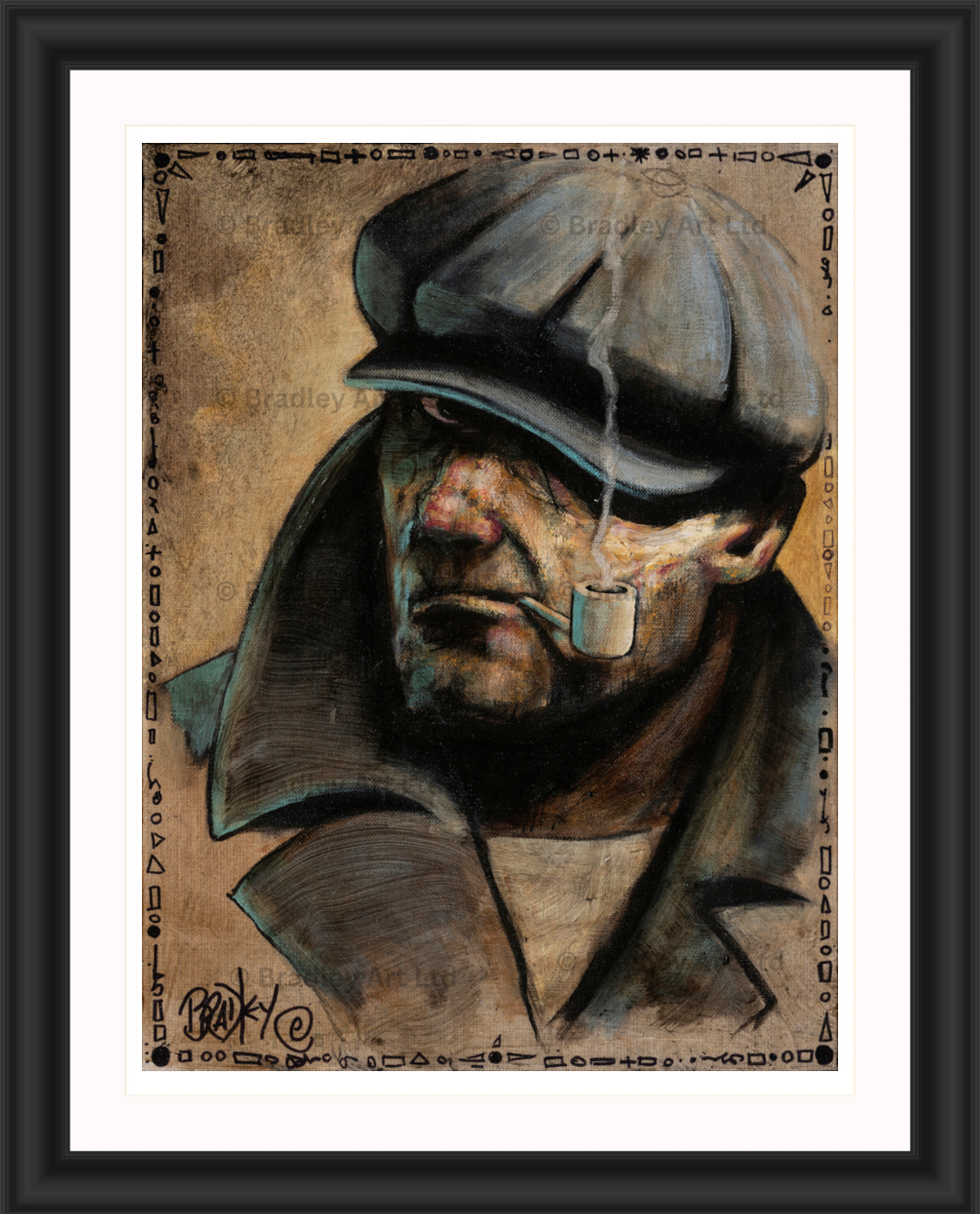 "Man With Pipe" Print