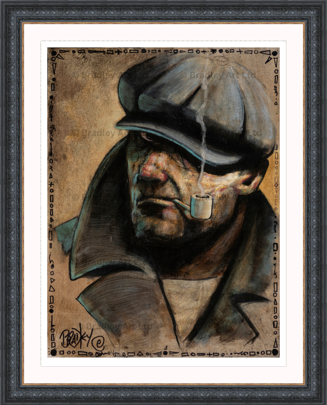 "Man With Pipe" Print