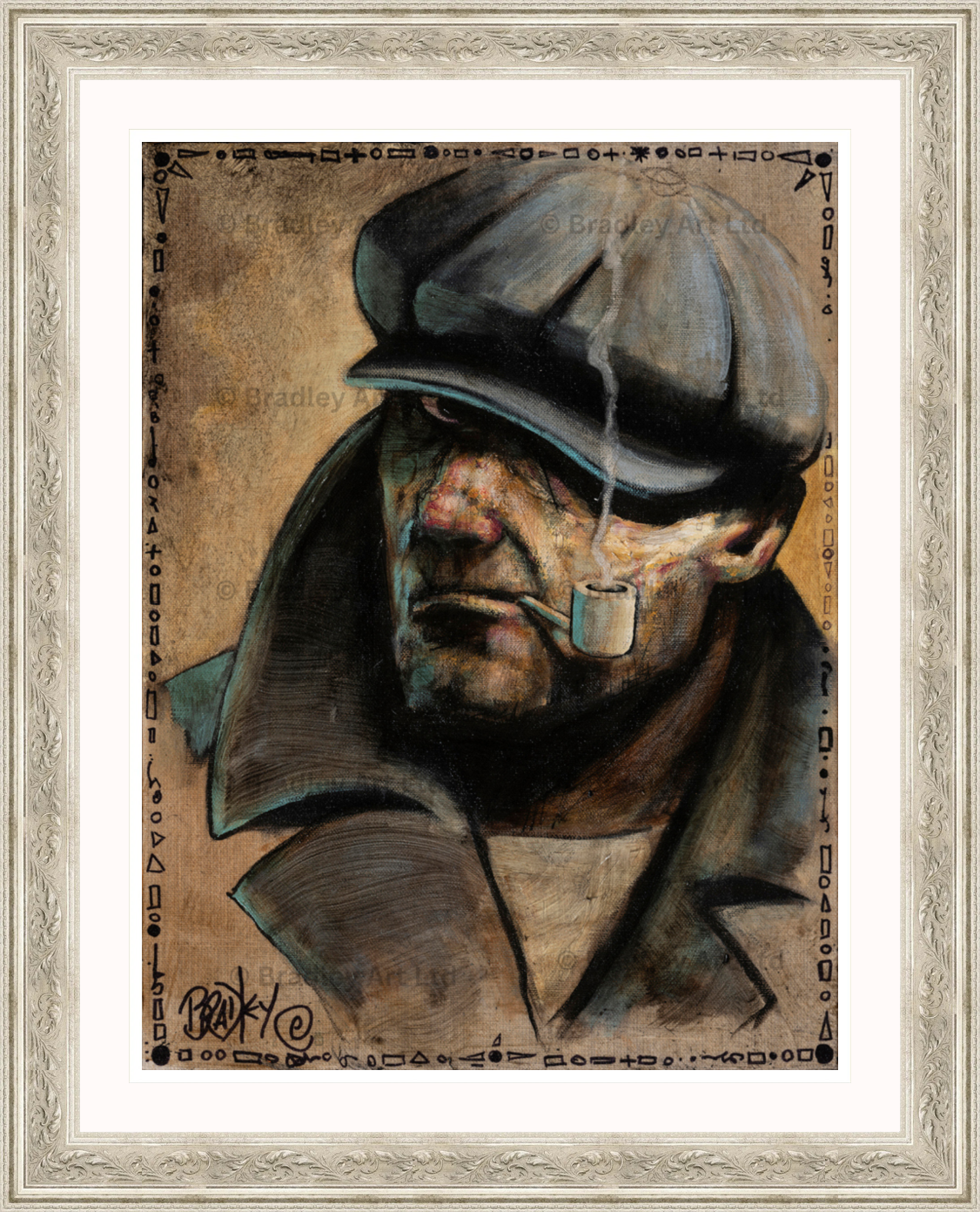 "Man With Pipe" Print