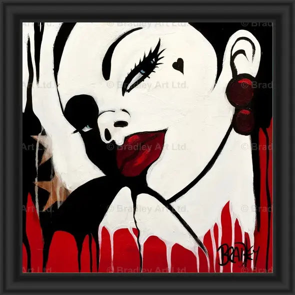 "Model in Red"