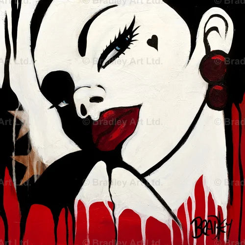 "Model in Red"