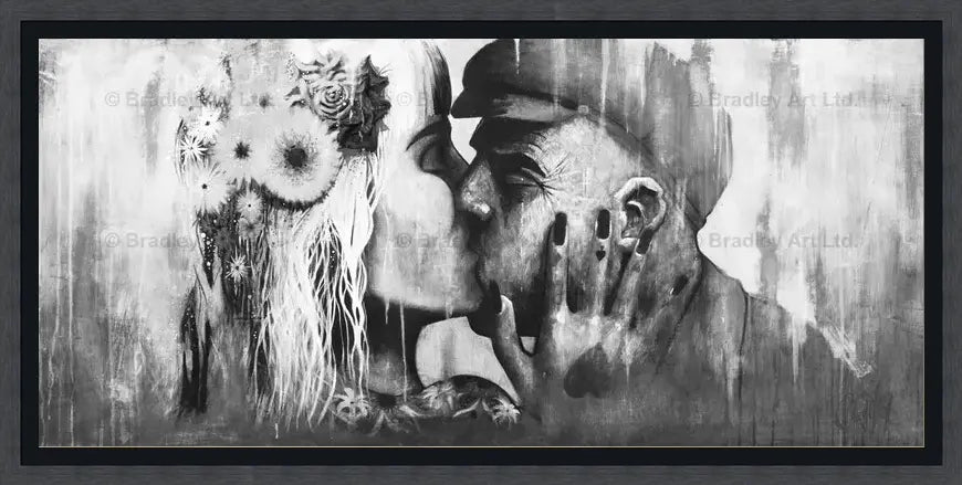 "The Kiss" (B&W)