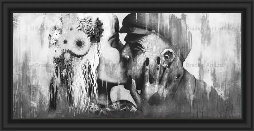 "The Kiss" (B&W)