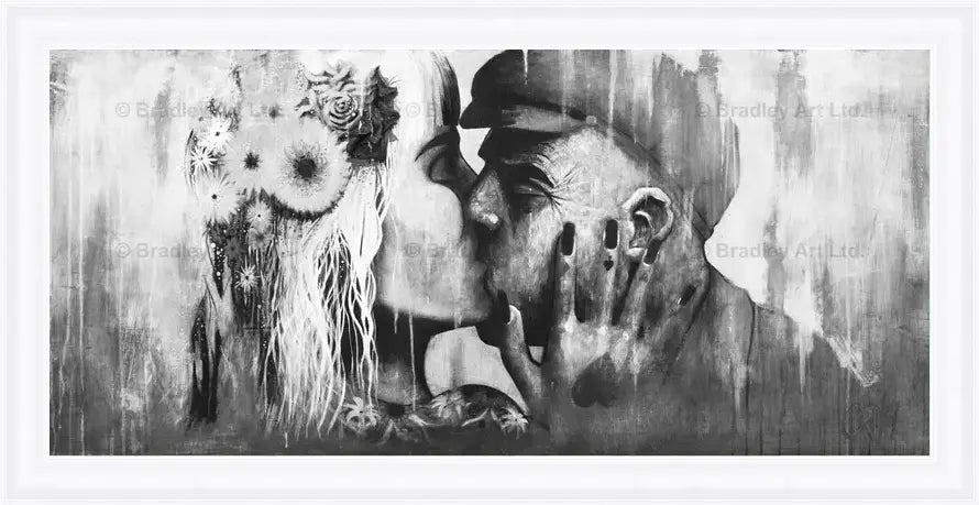 "The Kiss" (B&W)