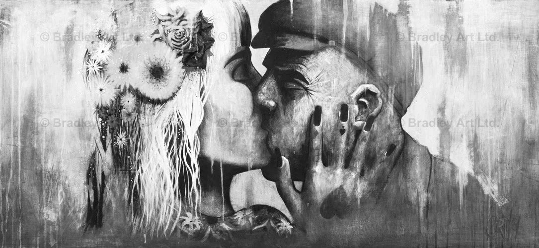 "The Kiss" (B&W)