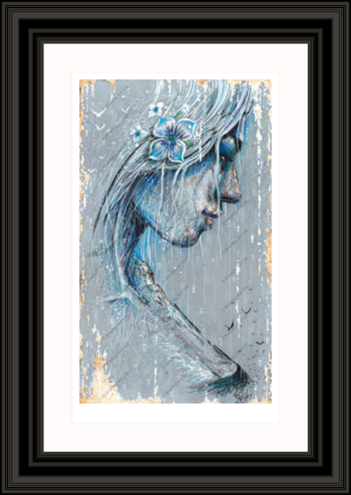 "Sorrow" (Grey) Print