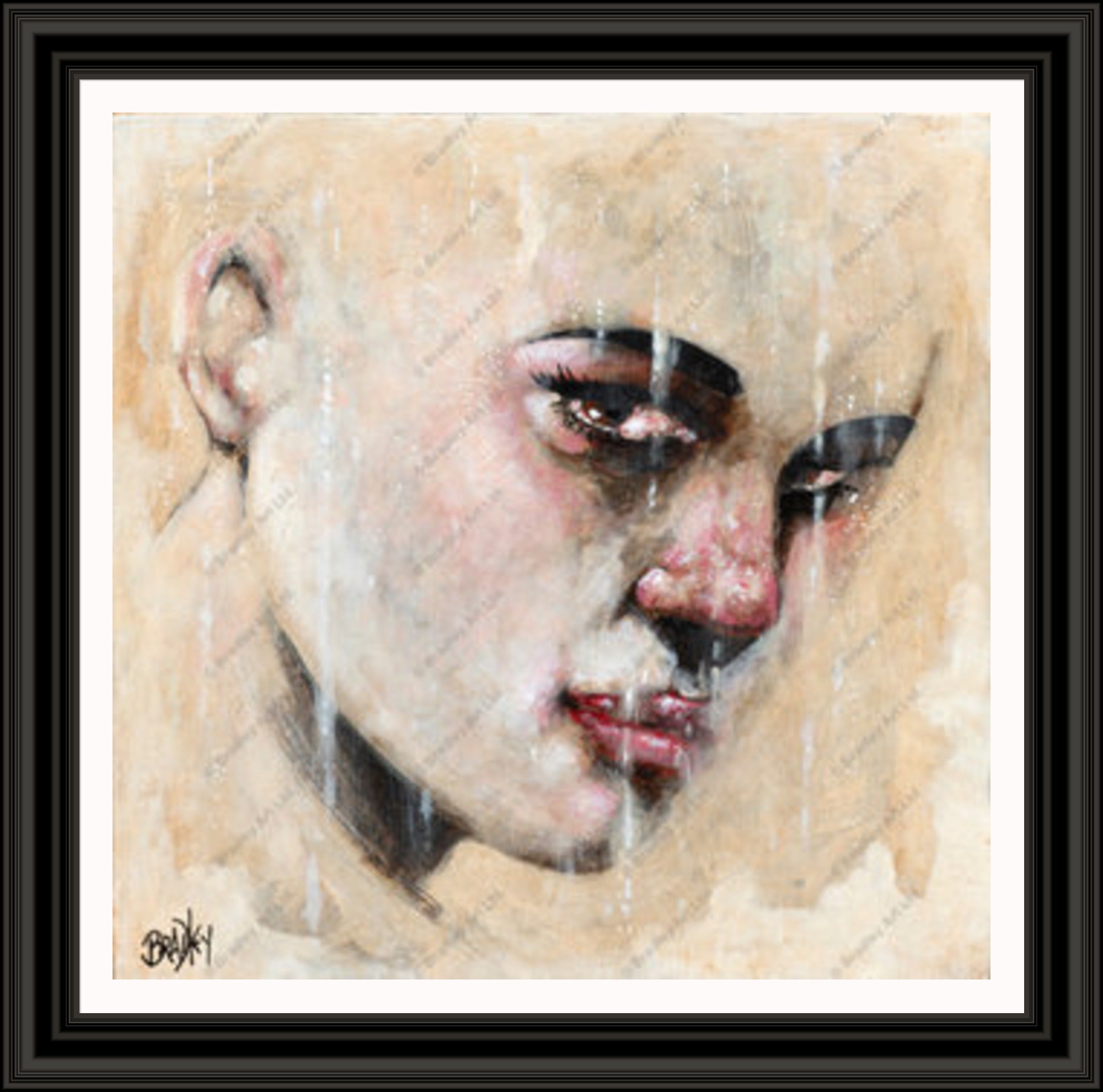 "Sorrow" (Square) HE Canvas