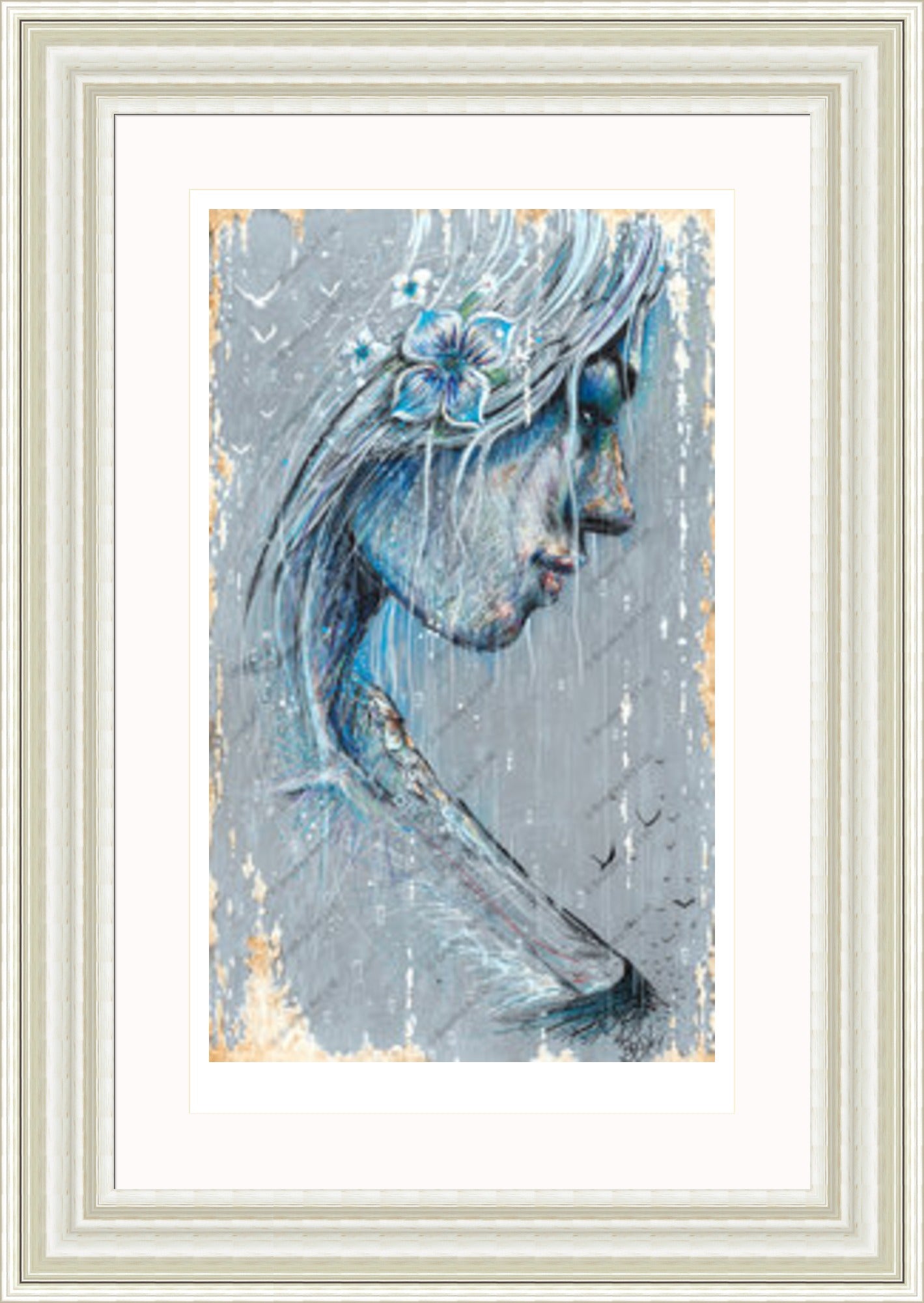 "Sorrow" (Grey) Print