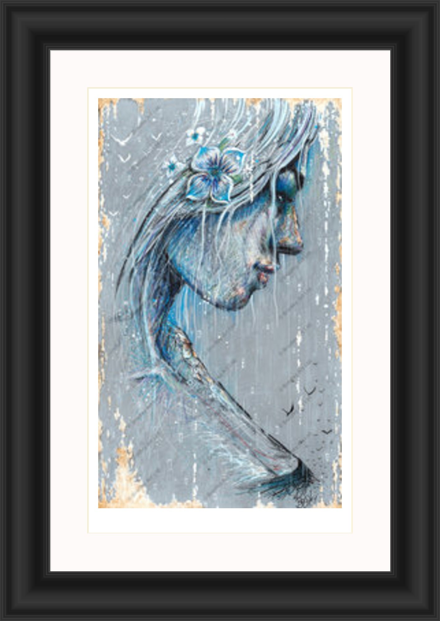 "Sorrow" (Grey) Print