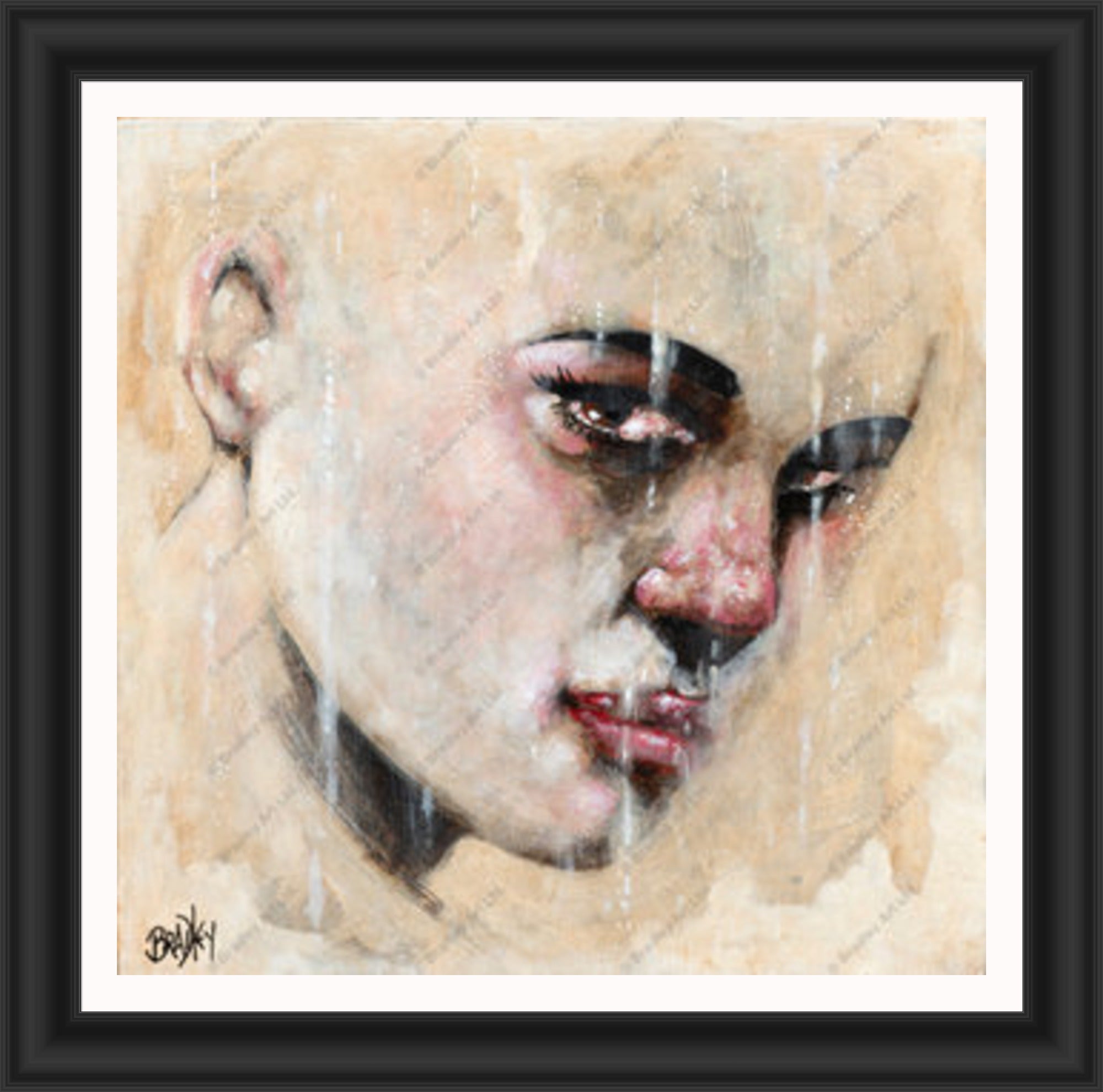 "Sorrow" (Square) HE Canvas