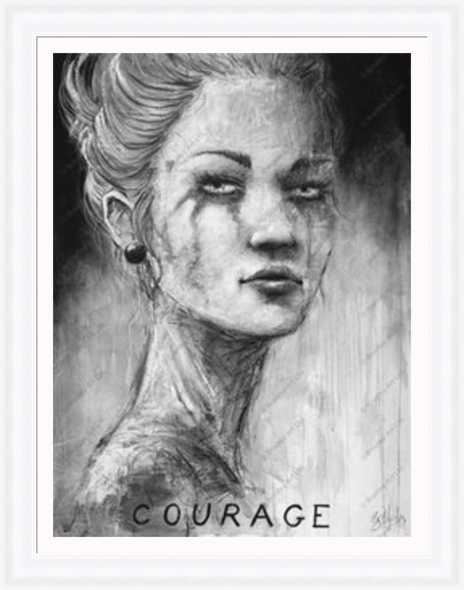 "Courage" HE Canvas