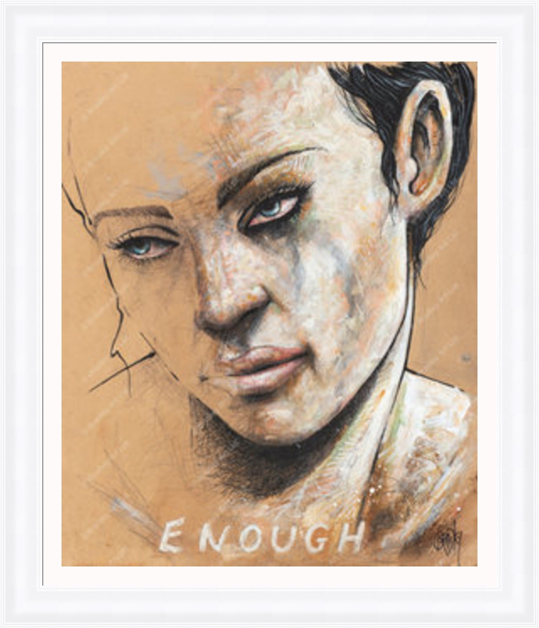 "Enough" Canvas