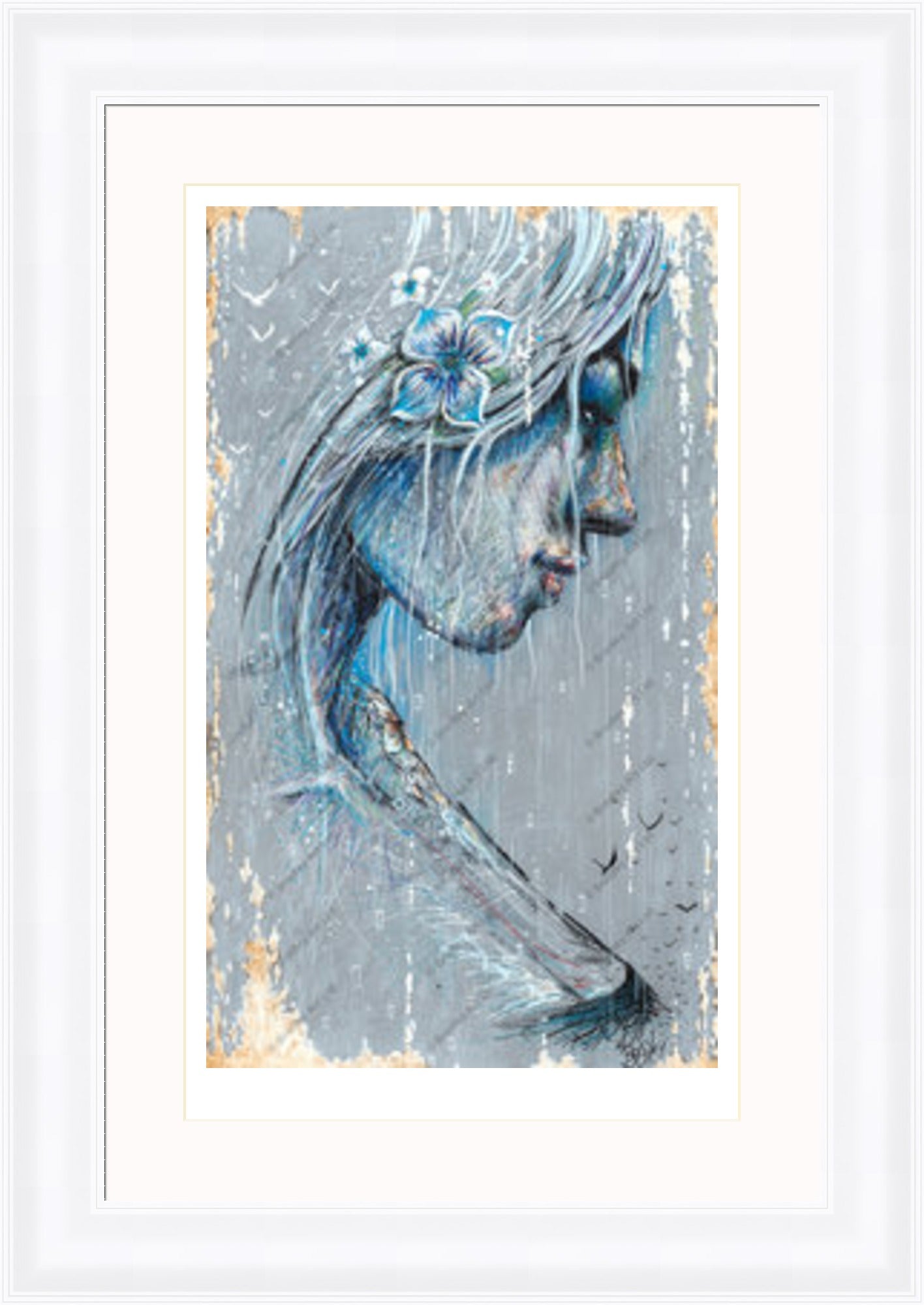 "Sorrow" (Grey) Print