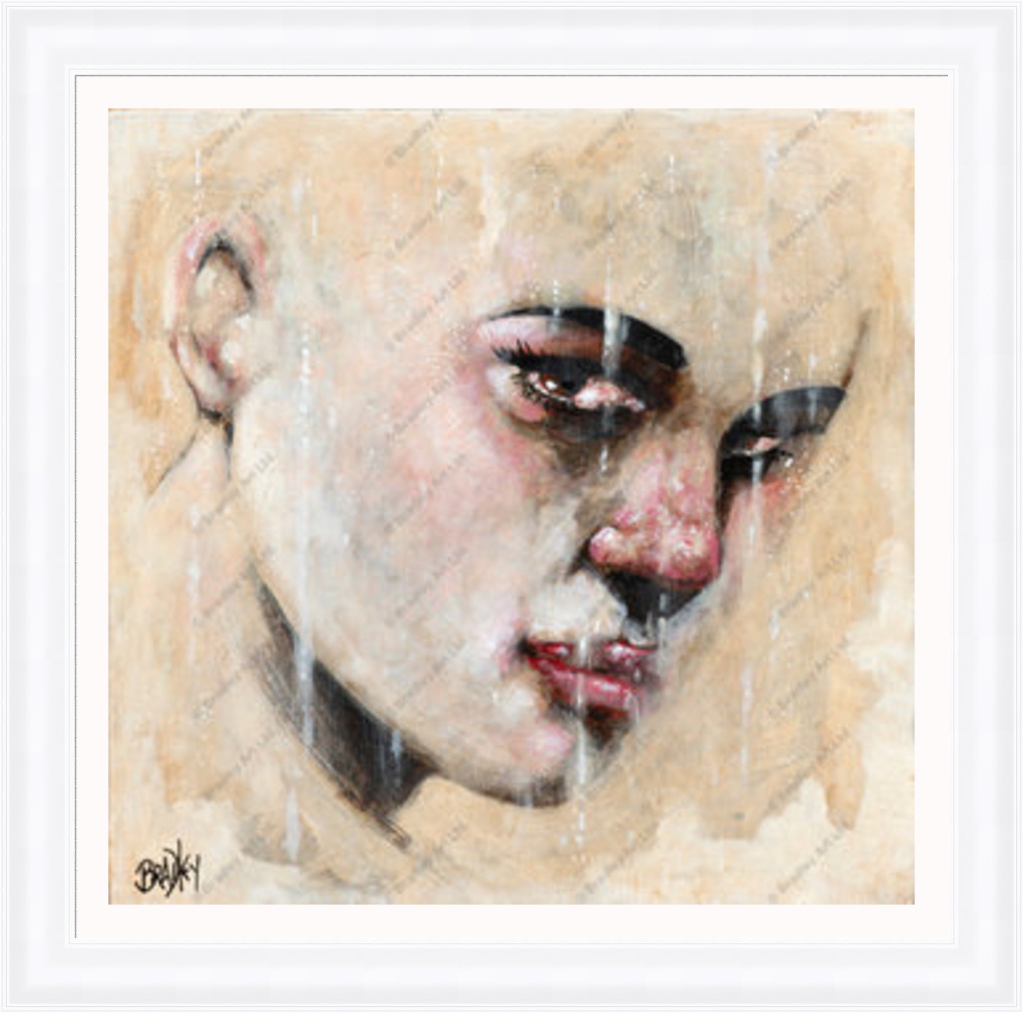 "Sorrow" (Square) HE Canvas