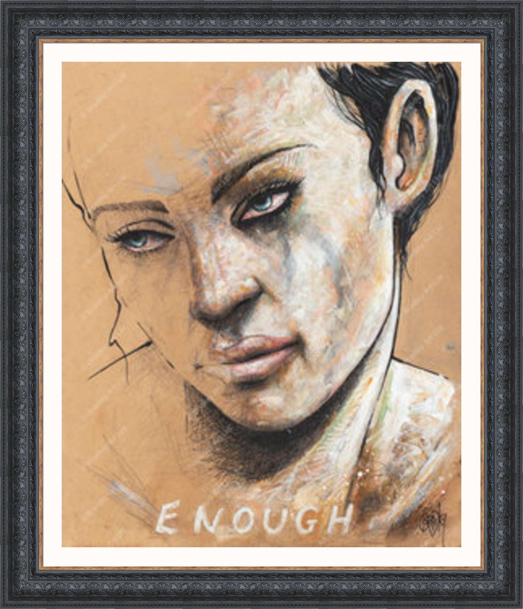 "Enough" Canvas