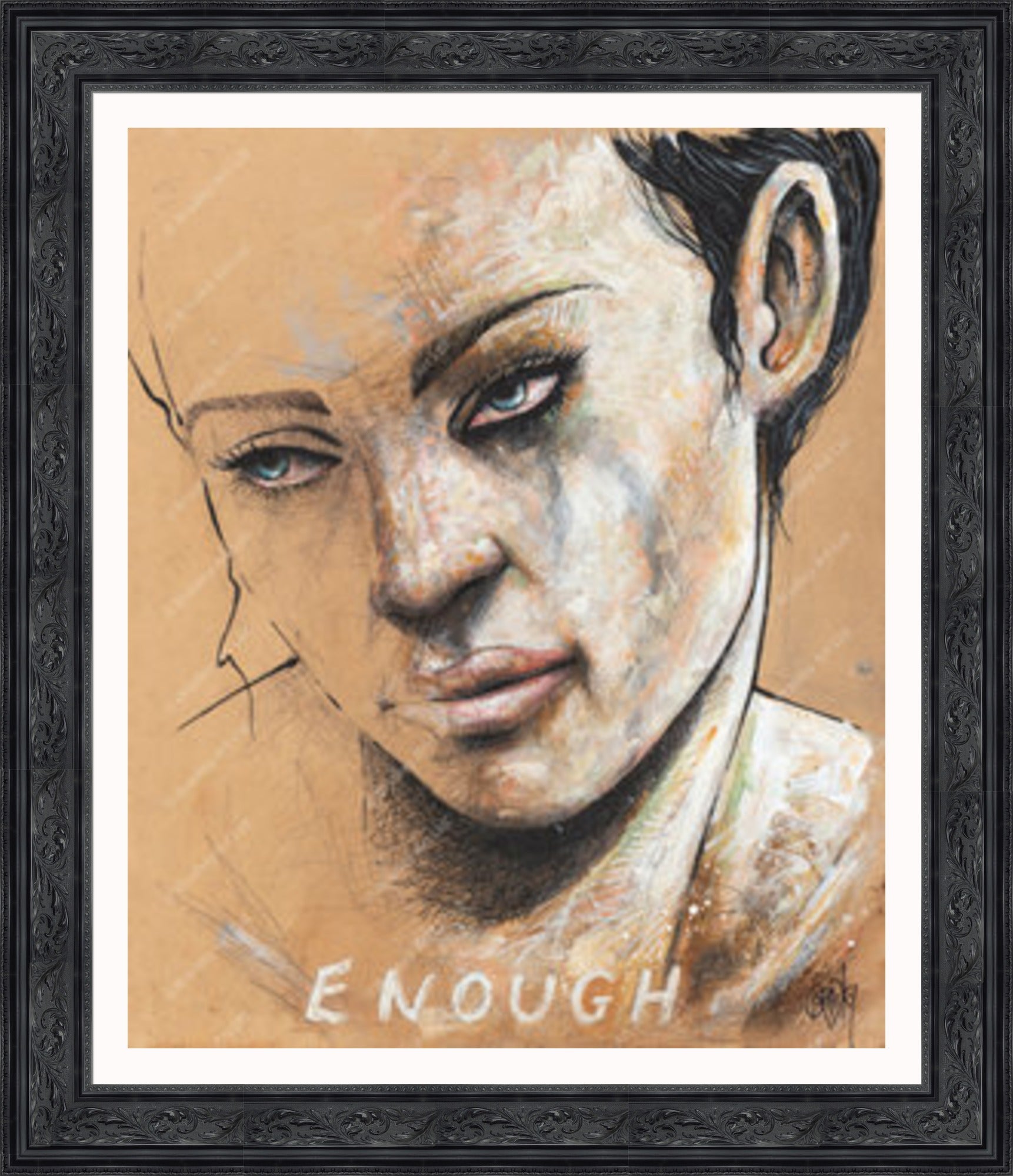 "Enough" Canvas