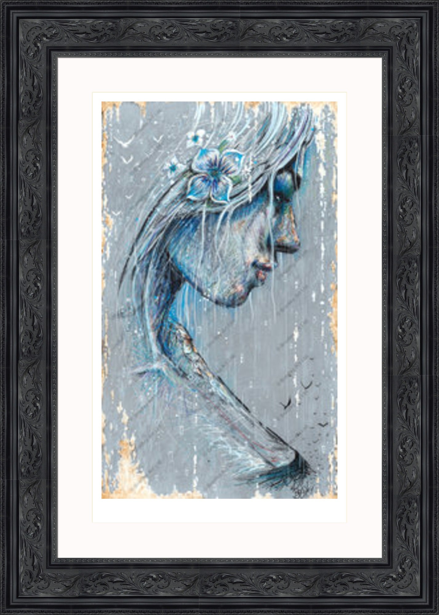 "Sorrow" (Grey) Print