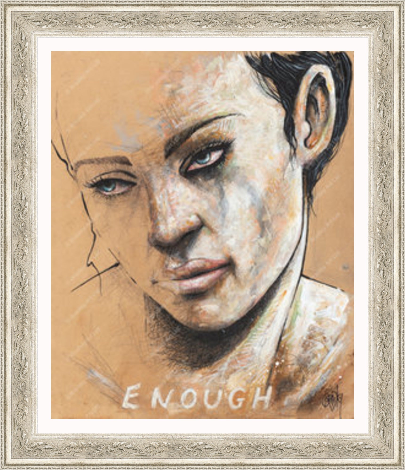 "Enough" Canvas