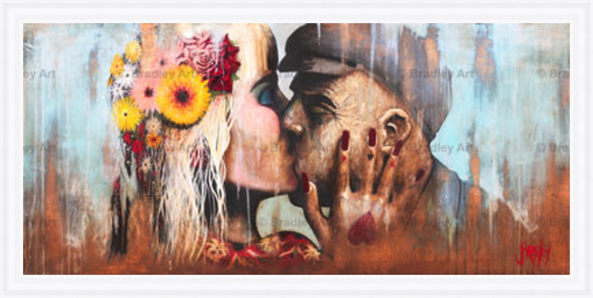 "The Kiss" XL Print