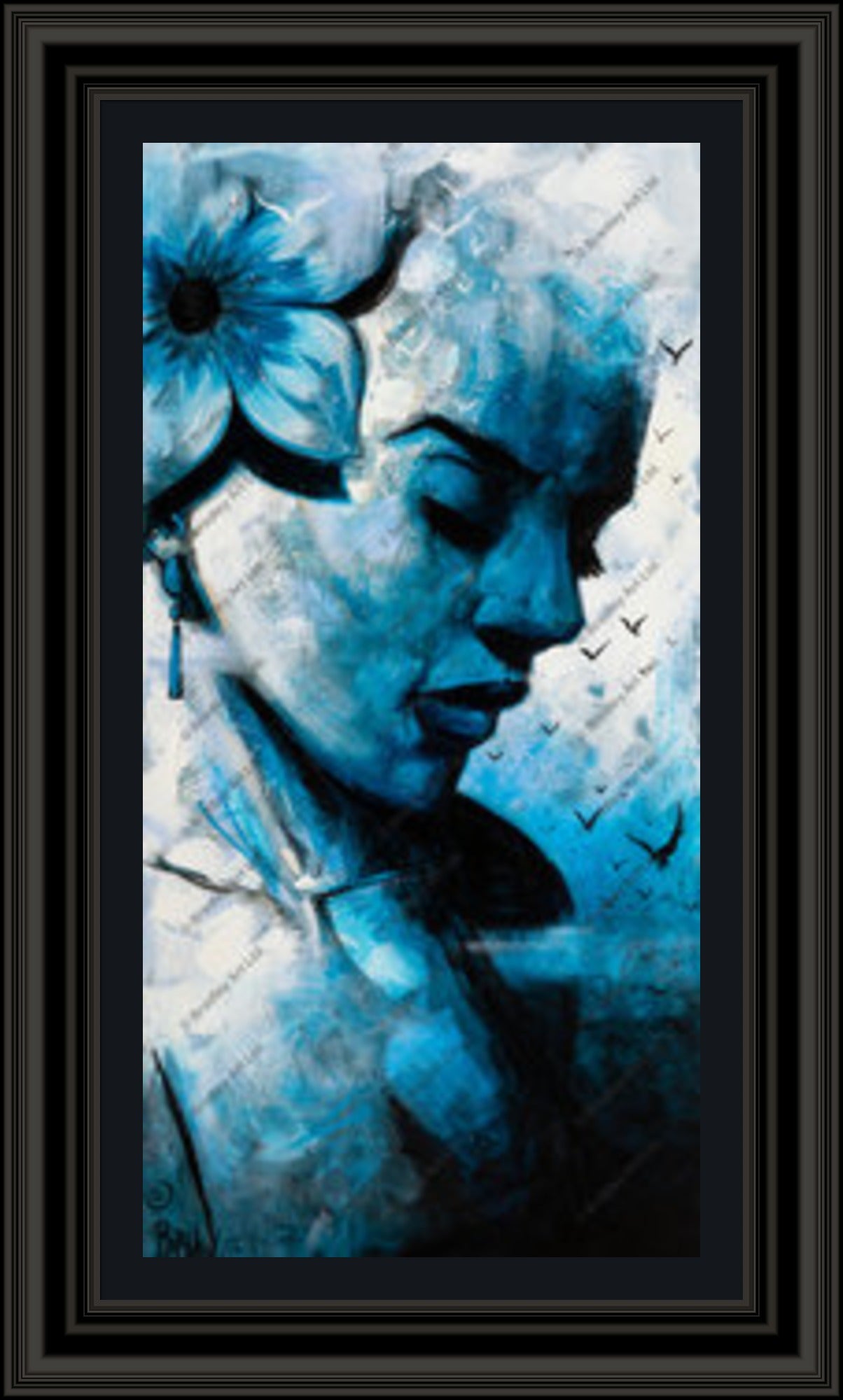 "Live Life Blue" HE Canvas