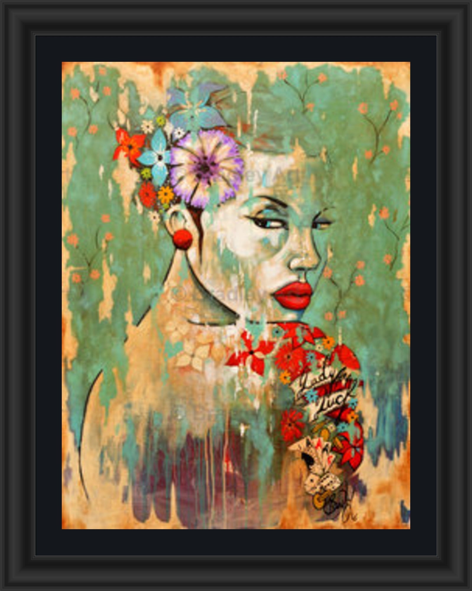 "Lady Luck" HE Canvas