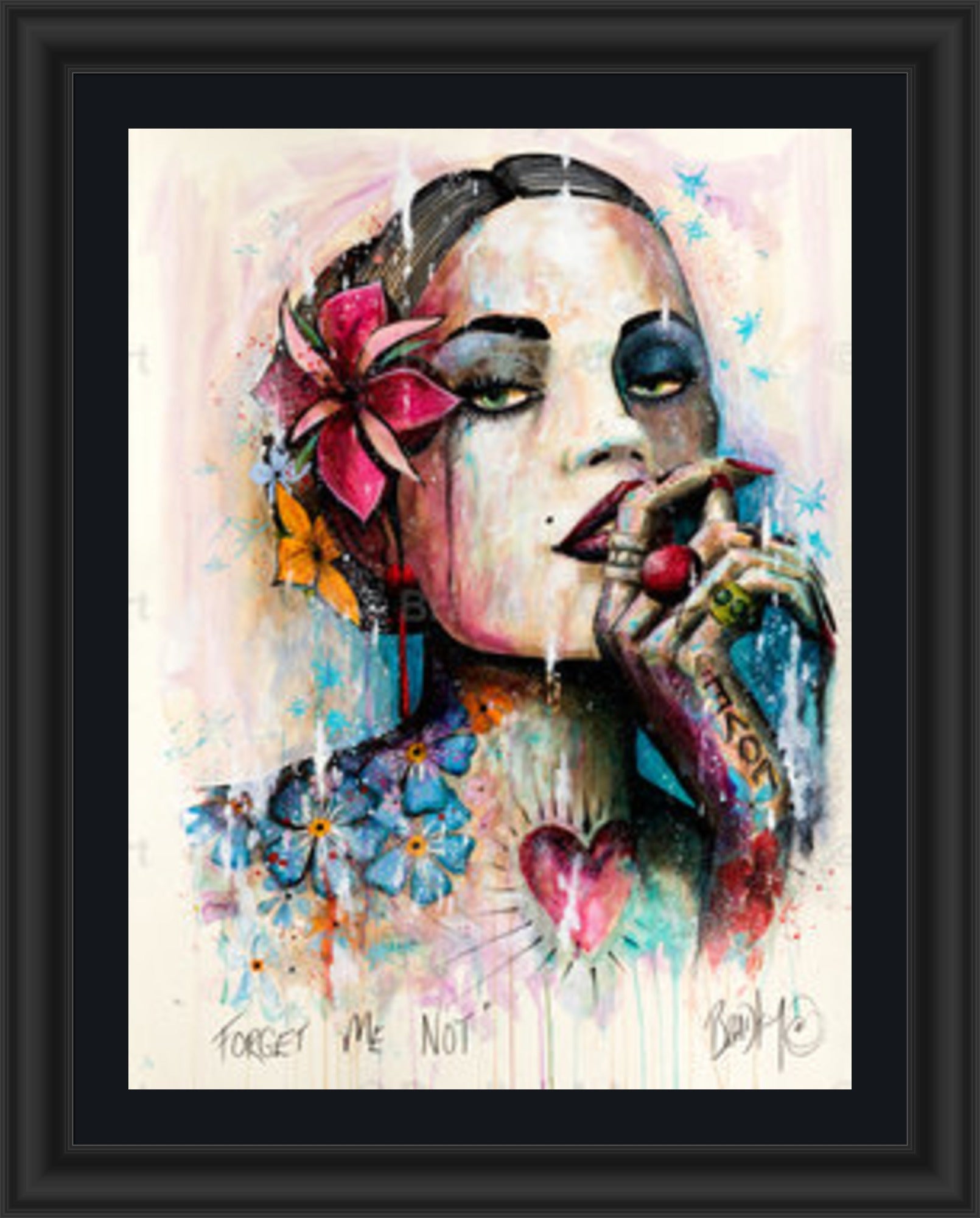"Forget Me Not" Canvas