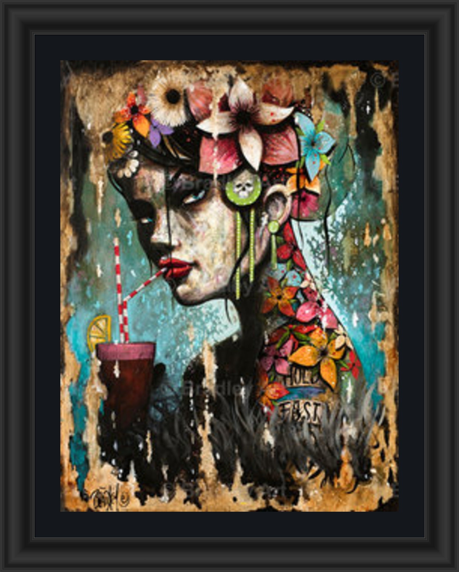 "Hold Fast Girl" Canvas