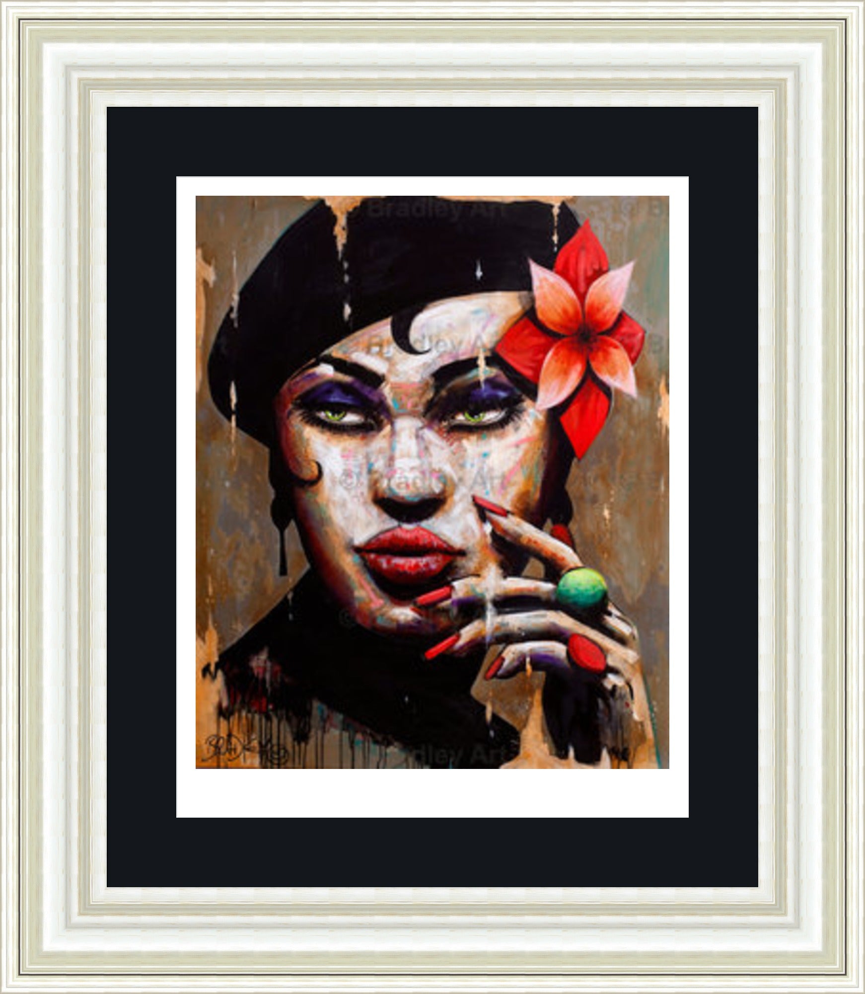 "La Femme en Noir" Print