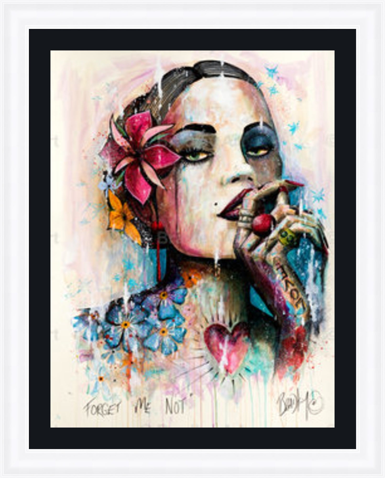 "Forget Me Not" Canvas