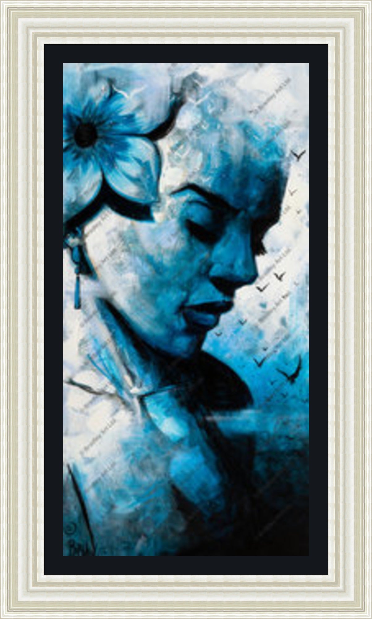 "Live Life Blue" HE Canvas