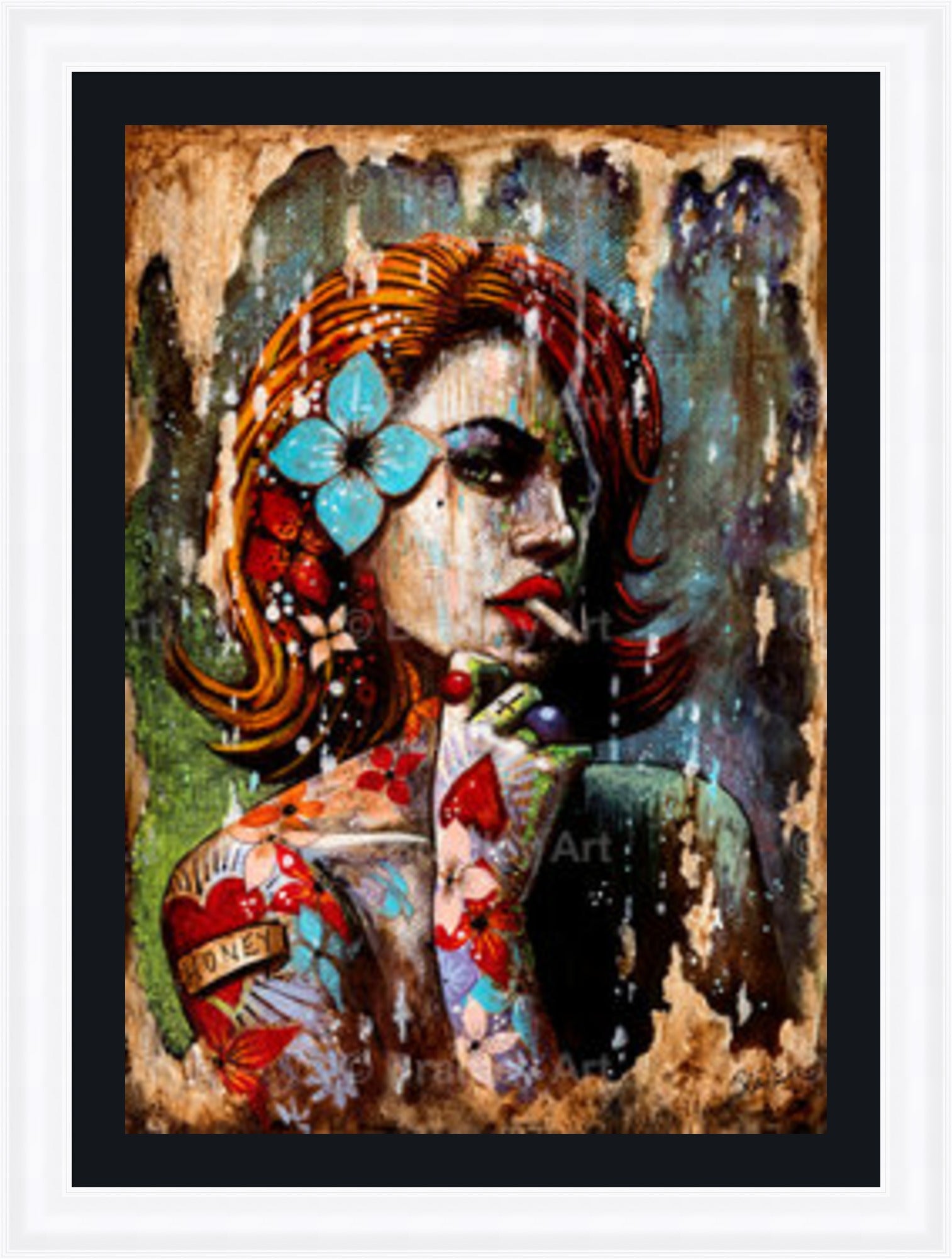 "Honey" Canvas