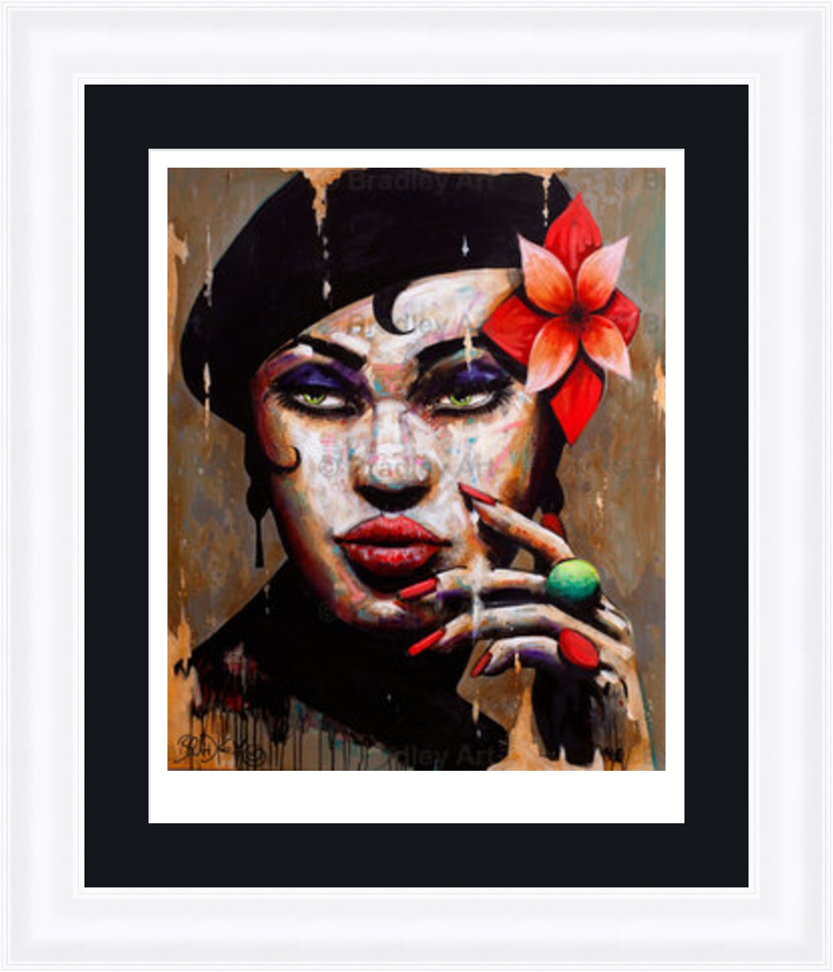 "La Femme en Noir" Print