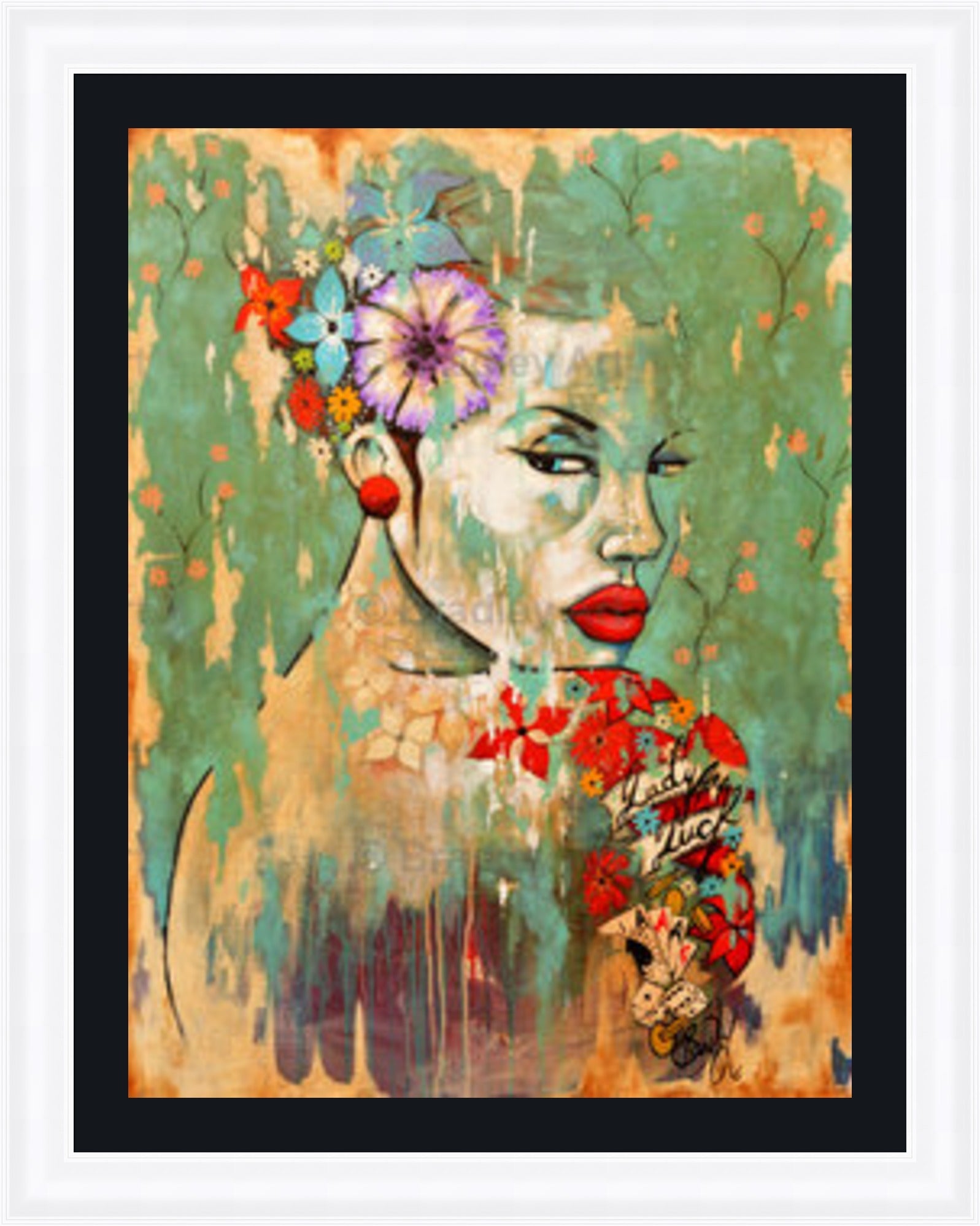 "Lady Luck" HE Canvas