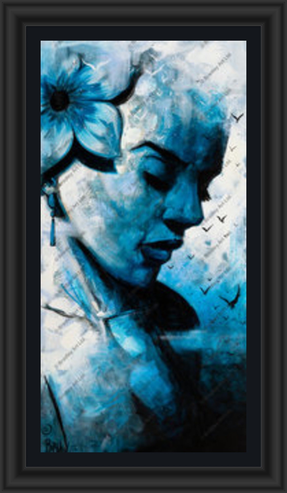 "Live Life" (Blue) HE Canvas