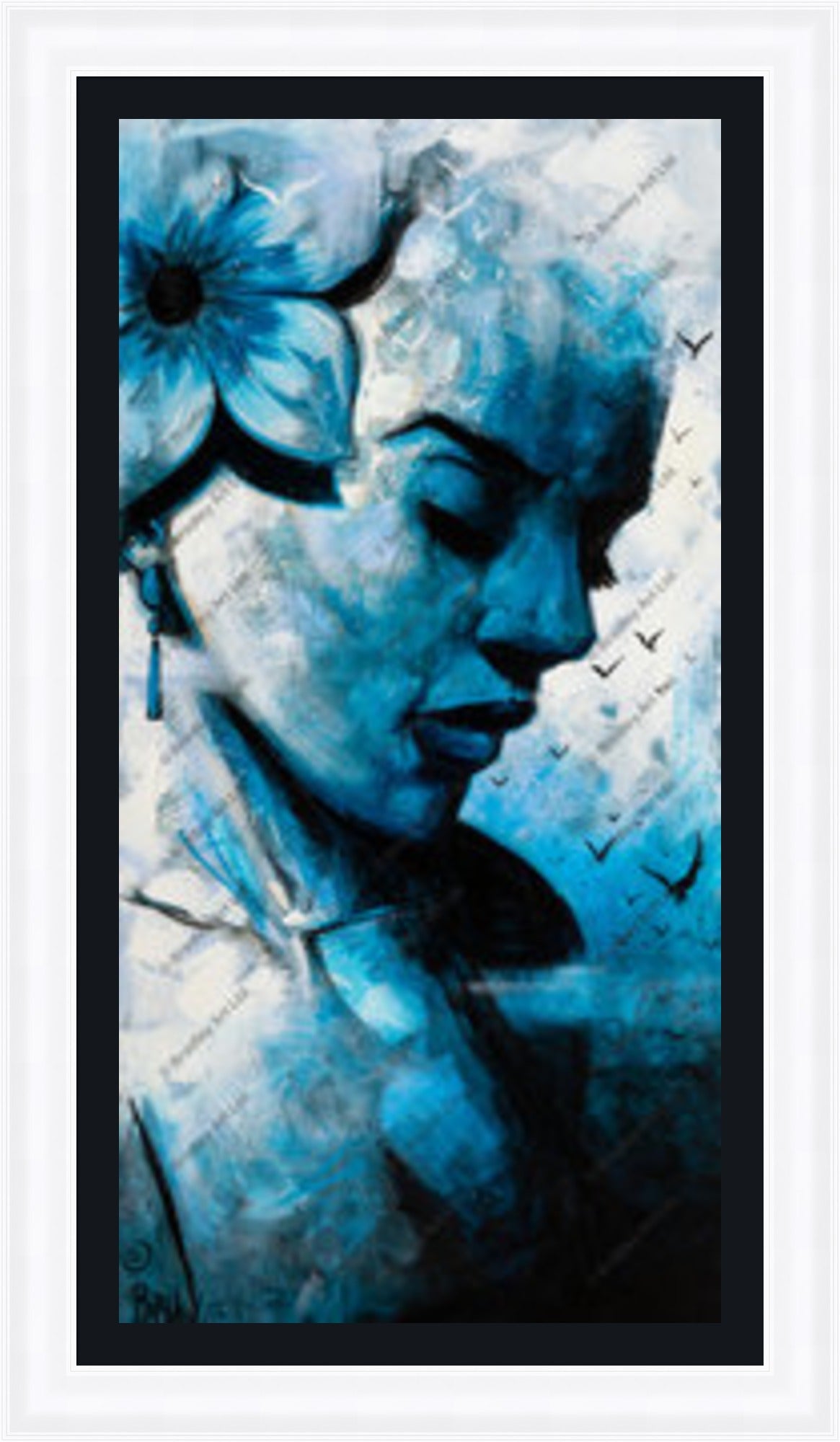 "Live Life" (Blue) HE Canvas