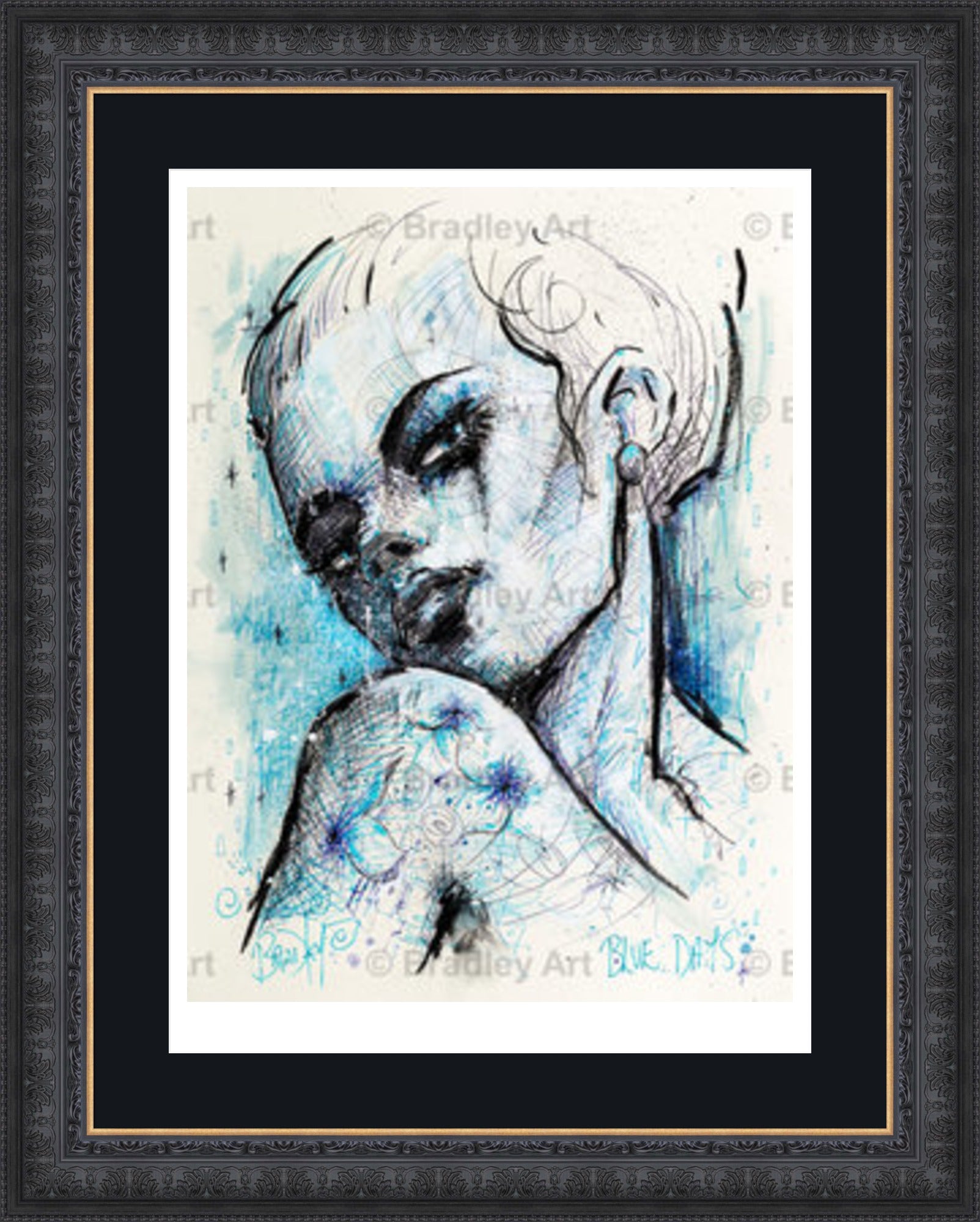 "Blue Days" Print