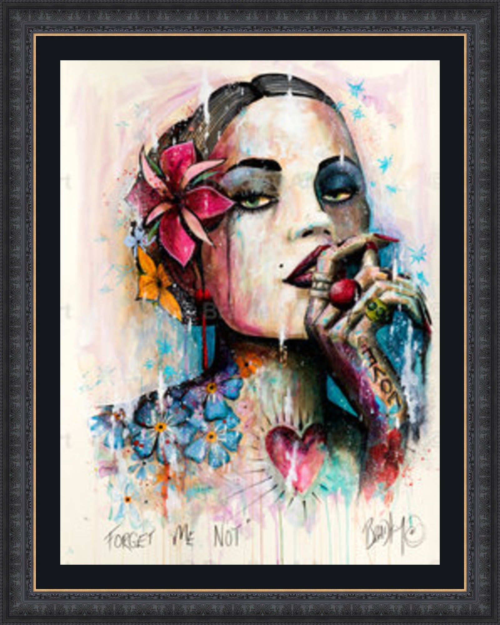"Forget Me Not" HE Canvas