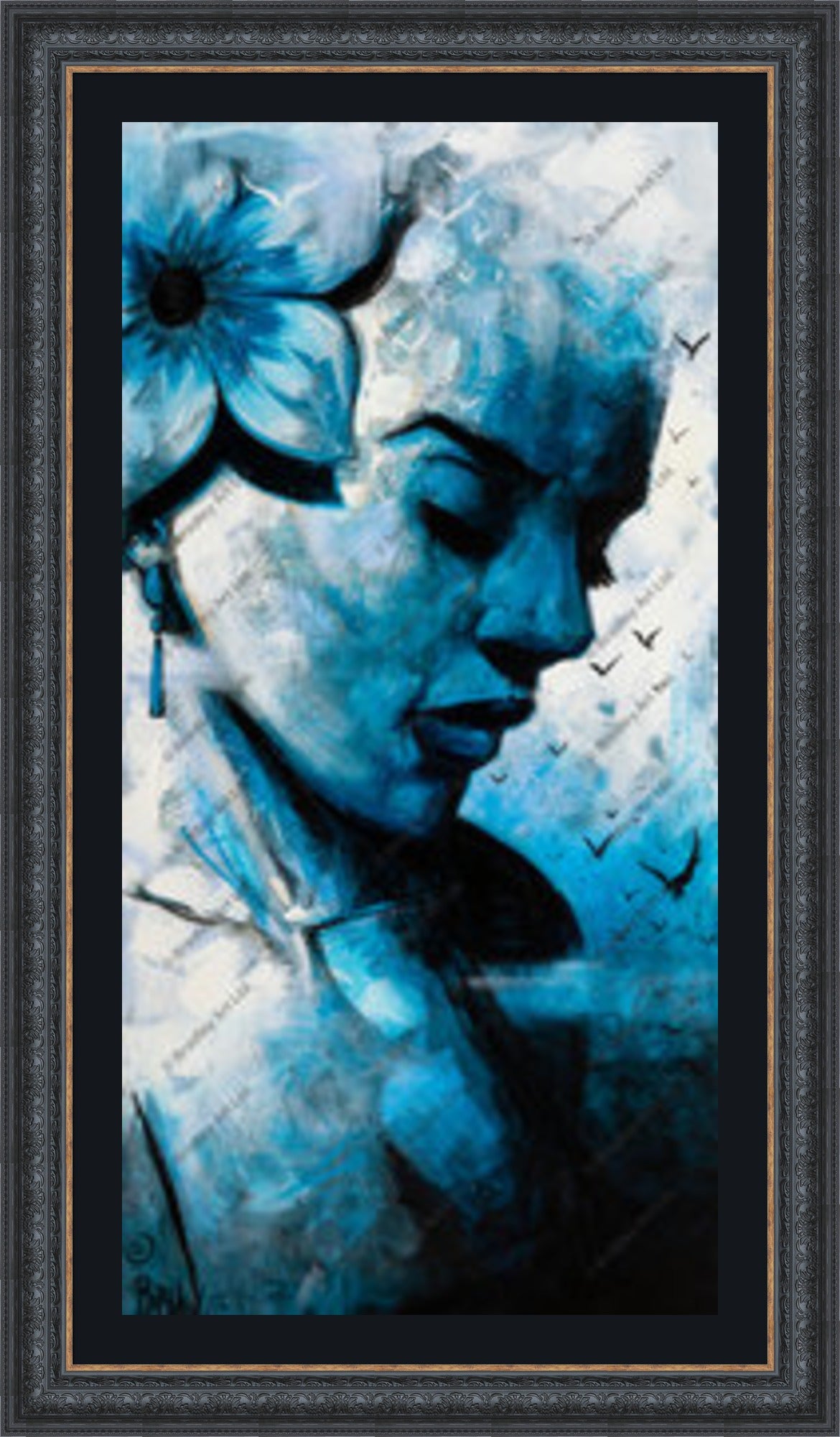"Live Life" (Blue) HE Canvas