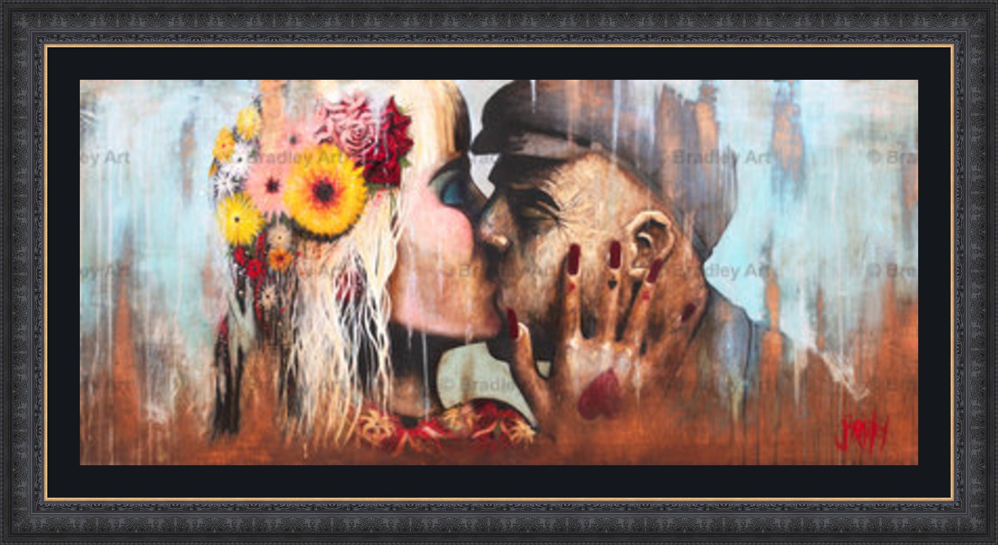 "The Kiss" Canvas