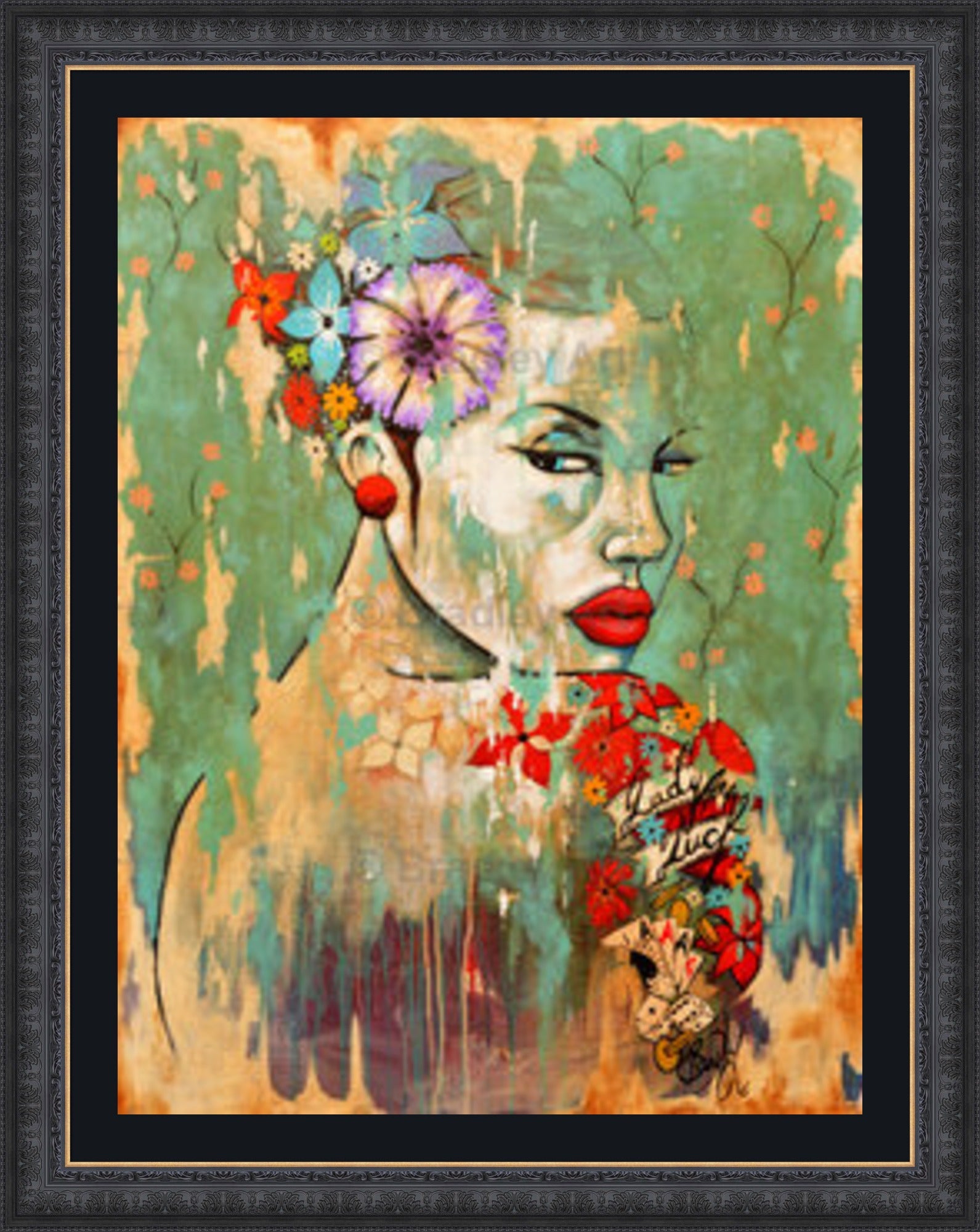 "Lady Luck" HE Canvas