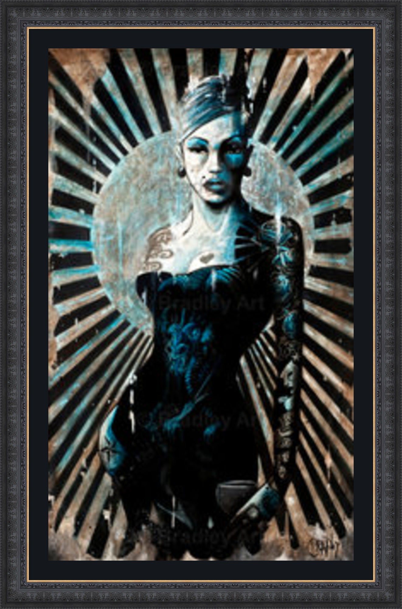 "La Femme Bleue" HE Canvas