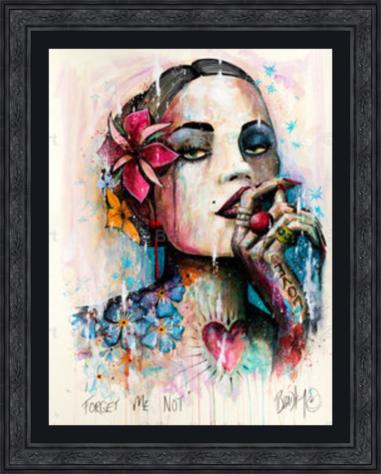 "Forget Me Not" Canvas