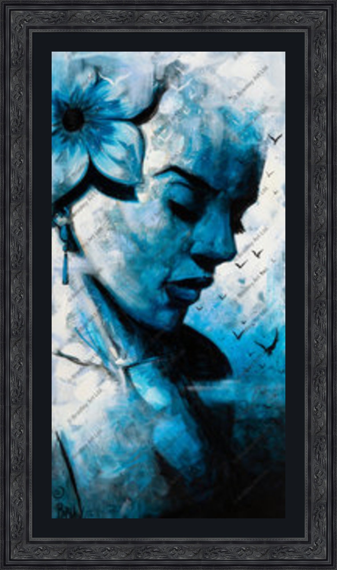 "Live Life" (Blue) HE Canvas
