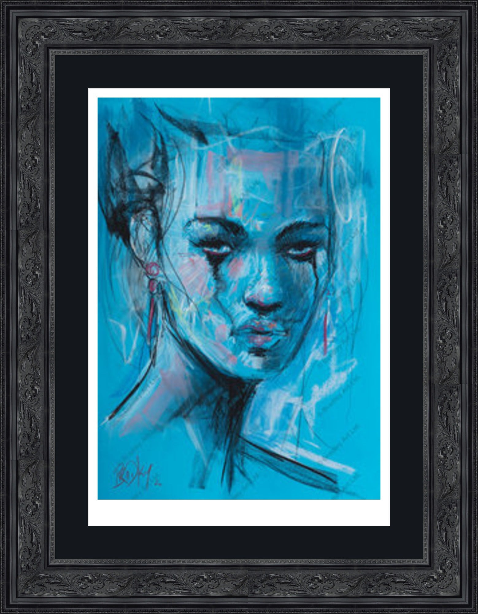 "Study II" (Blue) Print