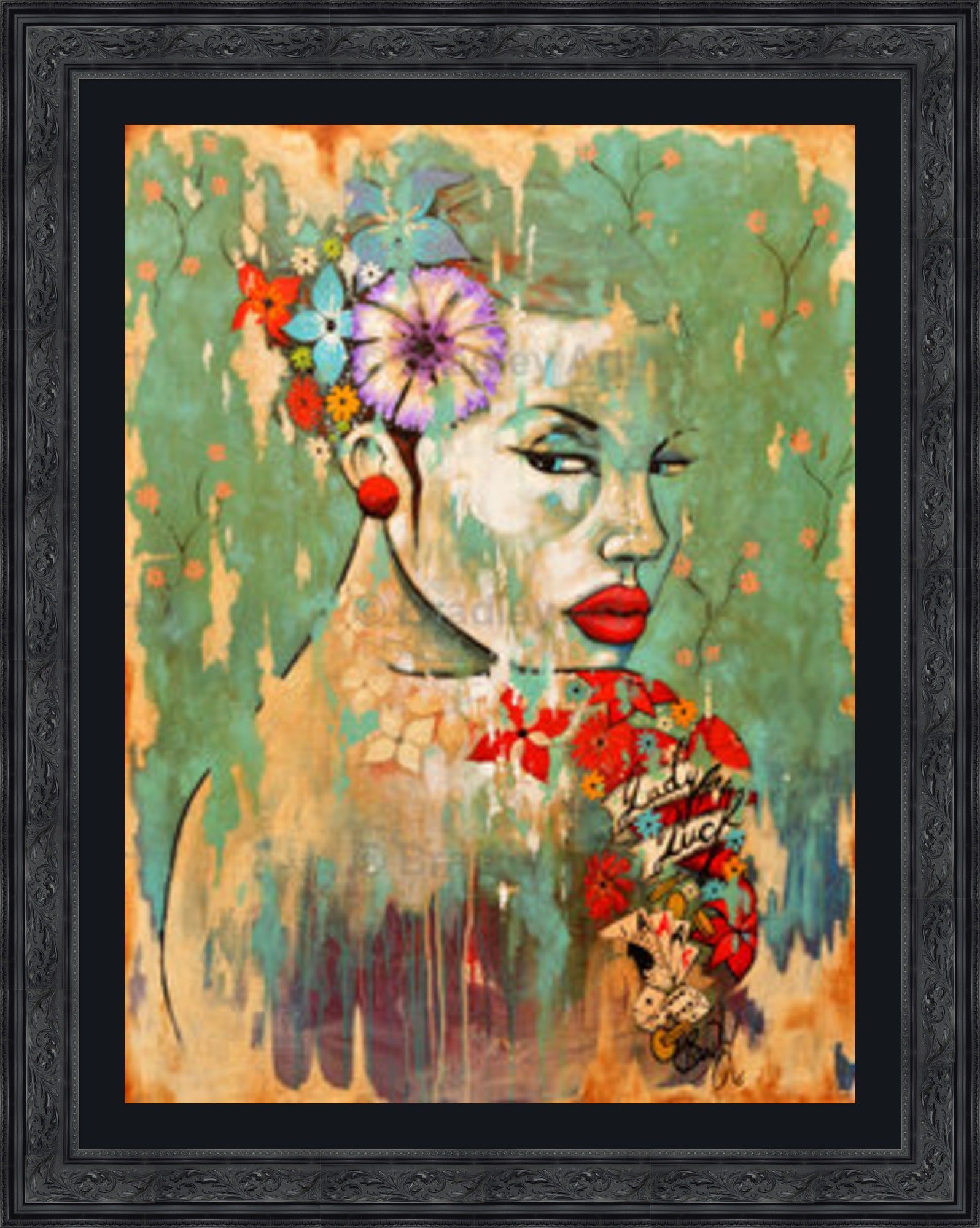 "Lady Luck" HE Canvas